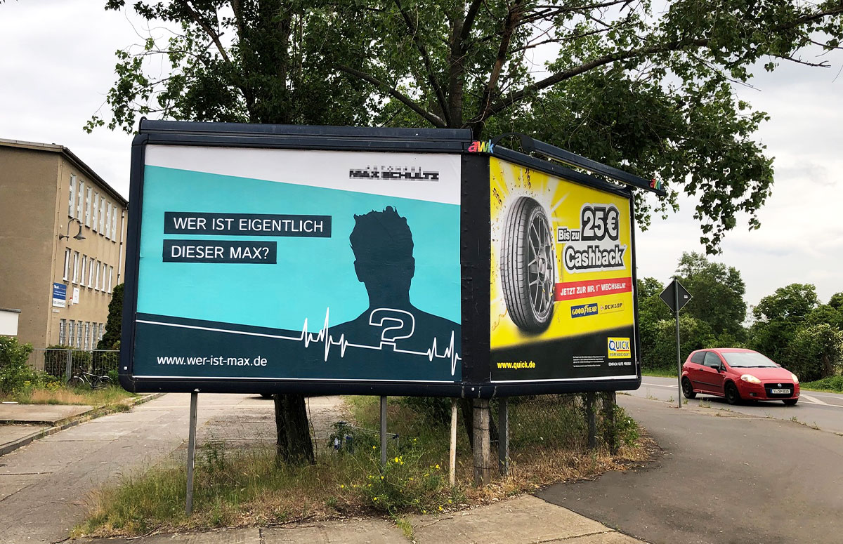 max-schultz-automobile-neuigkeiten-wer-ist-max-leipzig Wer ist Max - Plakatwerbung 2