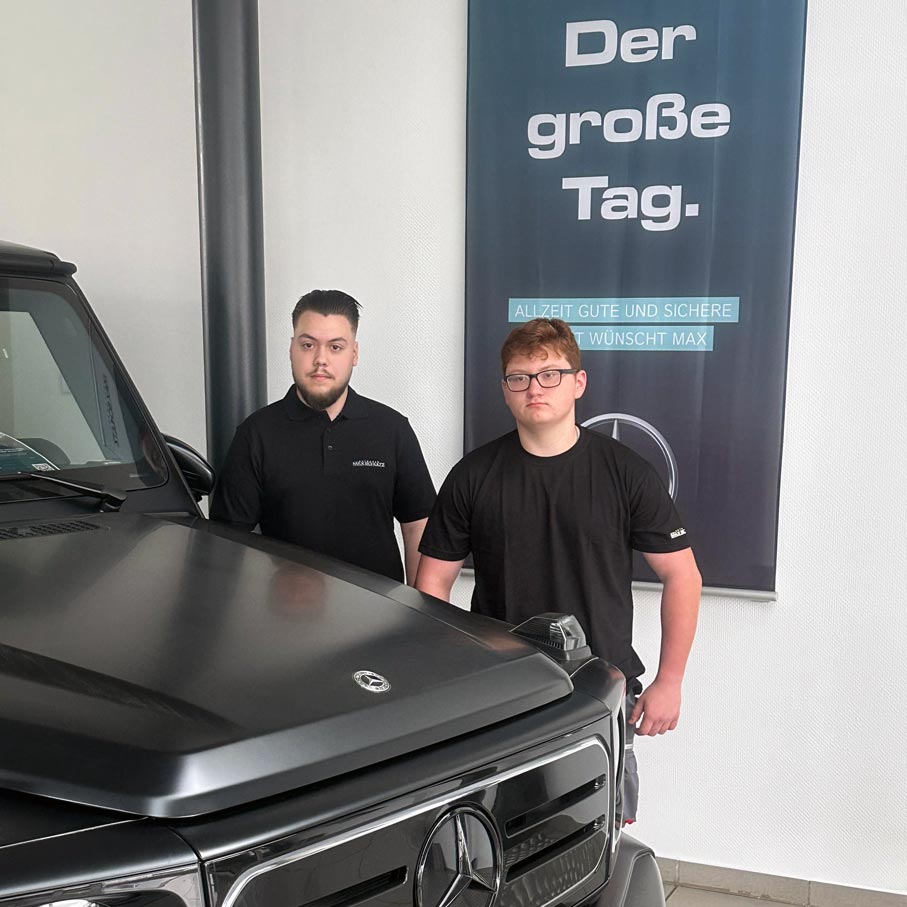 Unsere neuen Auszubildenden bei MAX am Standort Hildburghausen.